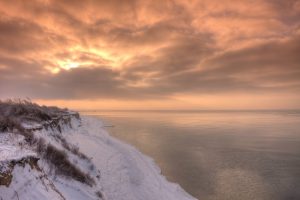Ostsee Winter Sonnenuntergang