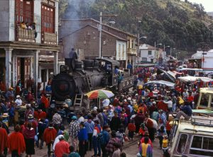 Eisenbahn Dampflok Ecuador