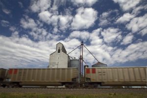 train freight corn USA