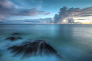 Blaue Stunde Seychellen