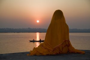 Varanasi Ganges Sonnenaufgang