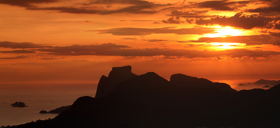 Braslien Rio de Janeiro Corcovado Zuckerhut Sunset sunrise