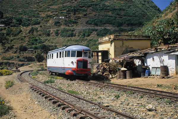 Afrika Eritrea Eisenbahn Asmara Massawa Sonderfahrt Dampflok Äthiopien
