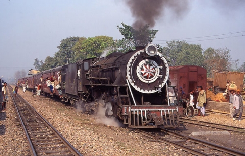 IndienNew Delhi Lucknow Saharanpur Darjeeling Himalaya Railway Dampflokomotive Staatsbahn Assam-Express