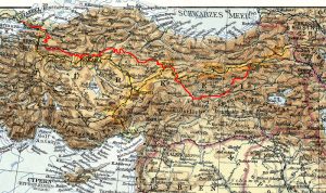 Turkey Route Map