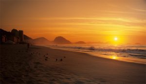 Rio Copacabana Sonnenaufgang