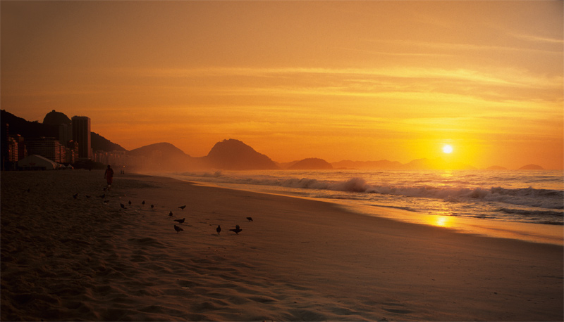 Rio Copacabana Sonnenaufgang