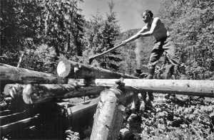 Rumänien Menschen Waldarbeiter