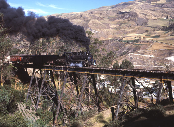 Südamerika Anden Ecuador Dampflok Baldwin Teufelsnase Quito Riobamba Duran