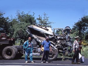Indonesien Verkehr Unfall