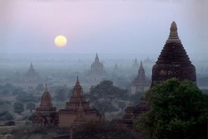 Burma Bagan Sonnenaufgang