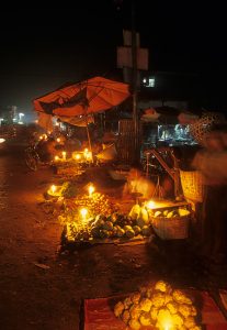 myanmar burma market candle