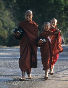 Myanmar Burma Mönch