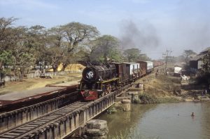 Burma Eisenbahn Dampflok