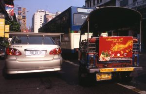 Thailand Verkehr Stau