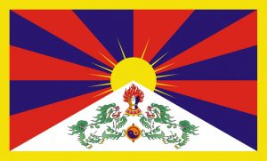 Tibet Reisebericht Flagge