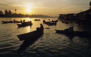 Indonesien Floating Market