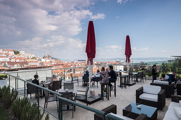 Lisboa Lissabon Chiado Rooftop