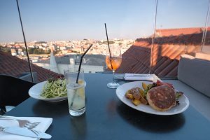 Lissabon Aussichtspunkt Restaurant