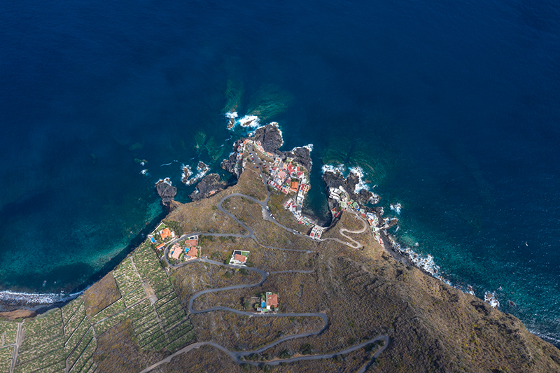 Teneriffa Shoreline Drone