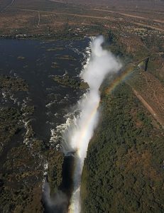Aerial Victoria Falls