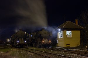 Dampflok Nacht Bosnien