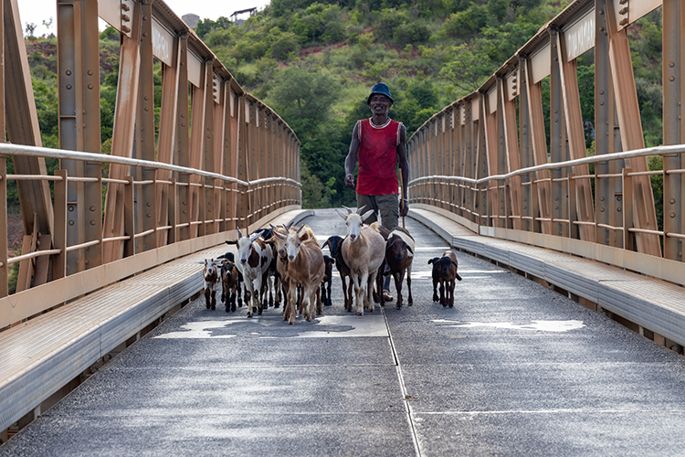 Madagaskar Betsiboka Brücke