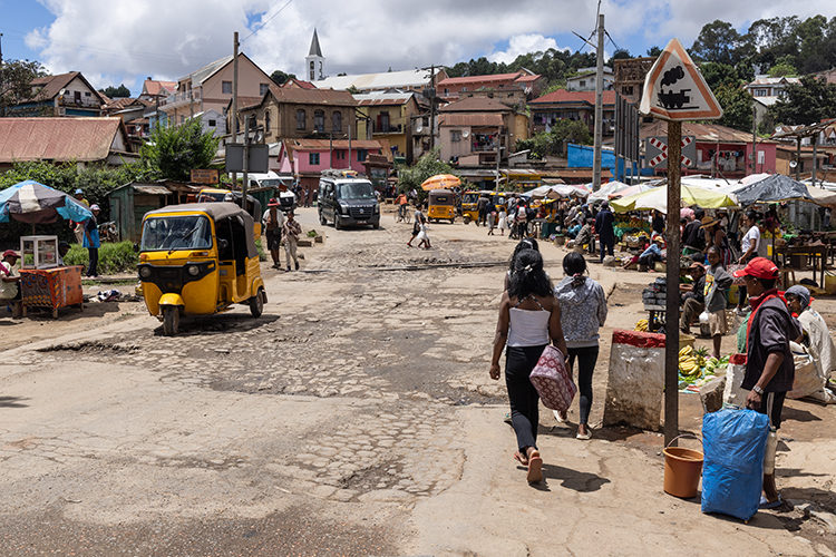 Madagaskar Ambatolampy Street