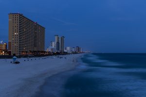 Panama Beach City Sonnenuntergang